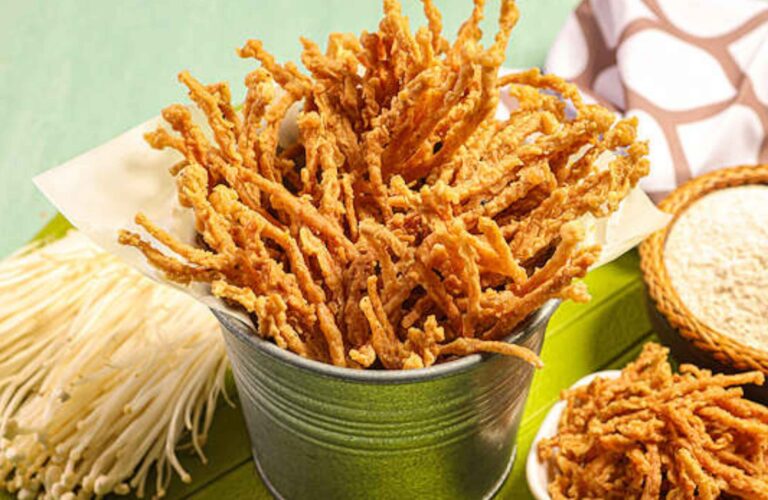 Cara Memasak Jamur Enoki Crispy