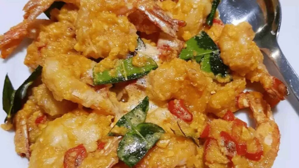 Resep Udang Salted Egg