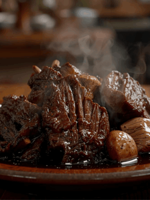 Rendang legendaris Indonesia dengan tekstur daging kaya rempah