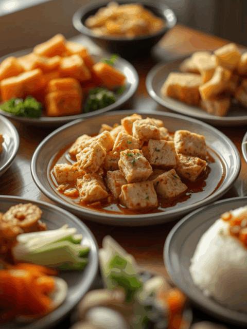 Aneka lauk rumahan populer tersaji di meja makan keluarga Indonesia